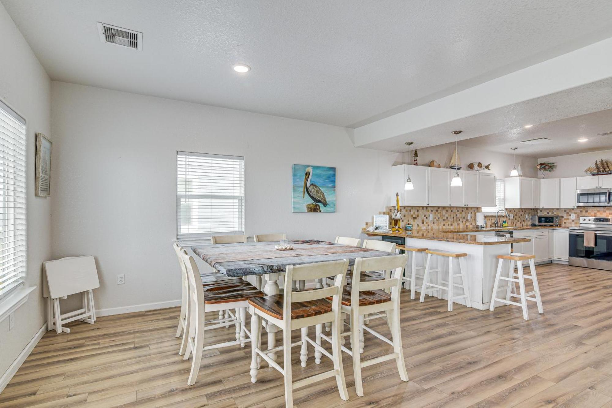 Beachfront Texas Retreat - 2 Decks, Patio And Views! เซิร์ฟไซด์บีช ภายนอก รูปภาพ
